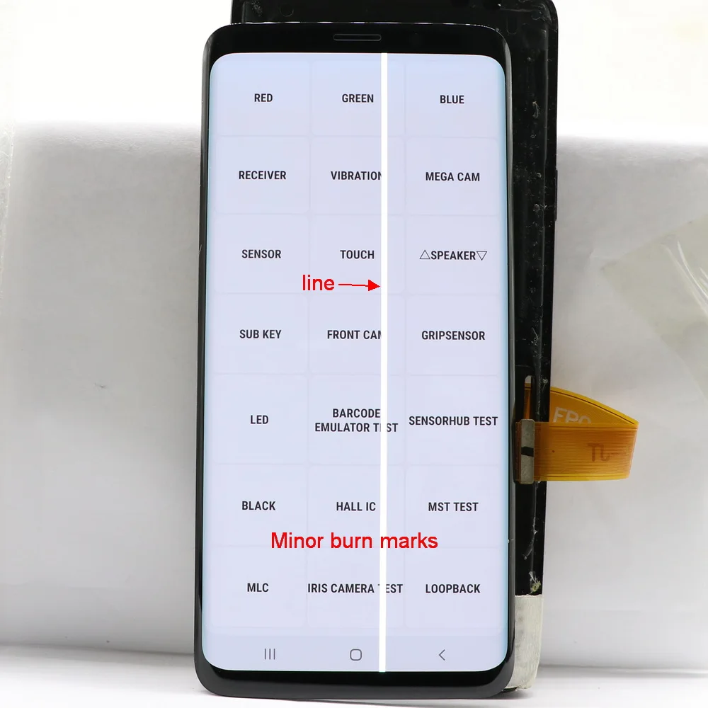 With defects AMOLED For Samsung Galaxy S9 G960F G9600 LCD Display Touch Screen Digitizer Assembly Replacement 100% testing