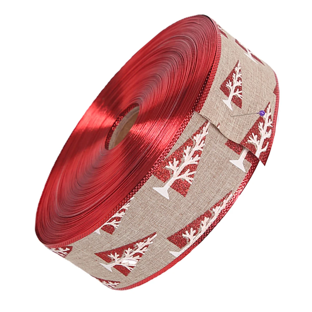 

1Pcs Pine Style Weaving Ribbon Handmade Hanging Decorative Band for Gift Wrapping DIY Wedding Packaging Burlap Band