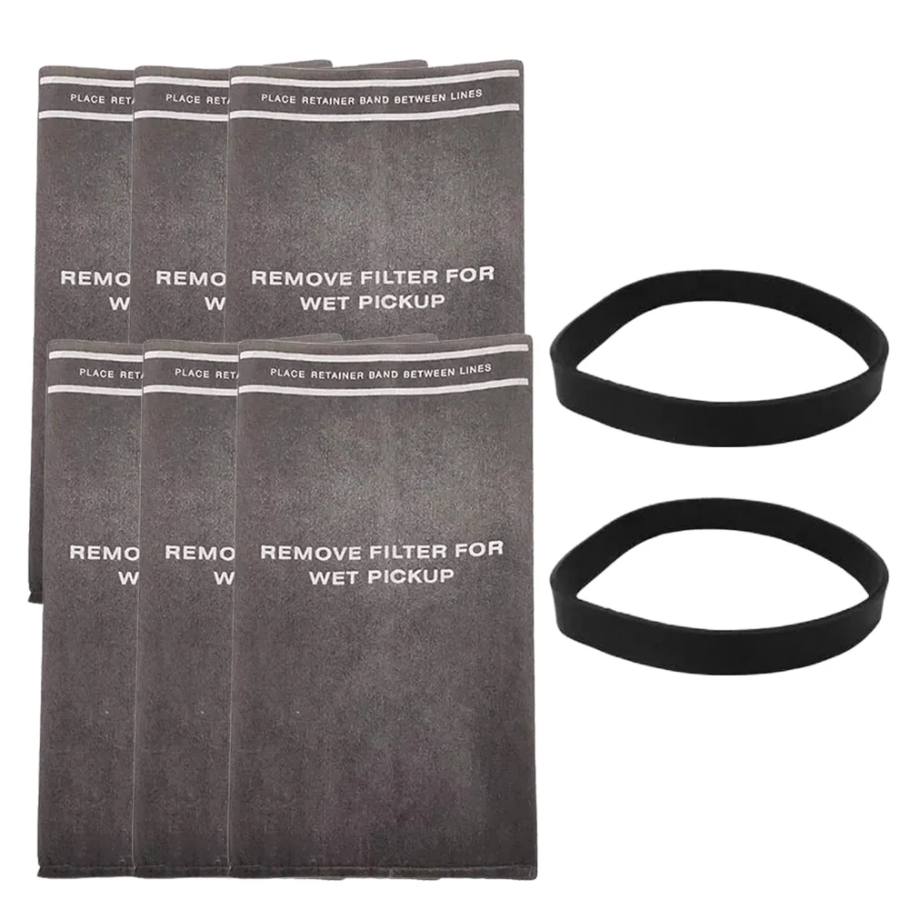 6 Vacuum Cleaner Wet Dry Filter Bags For 2 - 2.5 Gallon Vacuum Stinger  For Craftsman Husky Vacuum Cleaner Grey Dust Filter Bags