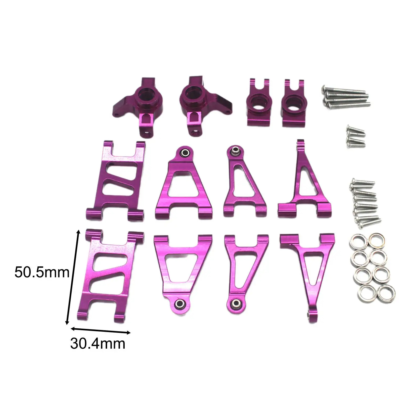 1/14 RC Cars Aluminum Spare Parts for 14301 14302 14303 Sturdy Accessory 1/14 RC Trucks Replaces DIY Accessories Spare Parts