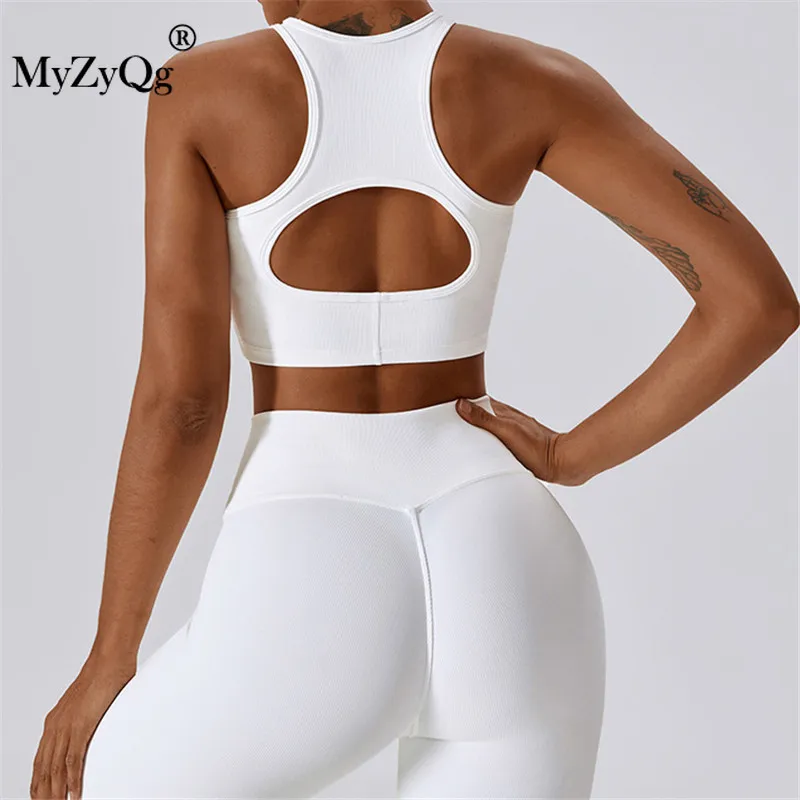 

MyZyQg Shock-proof High Strength Running Fitness Sports Vest Threaded Hollow Back Tight Yoga Bra Gym Pilate Tank Top Clothes