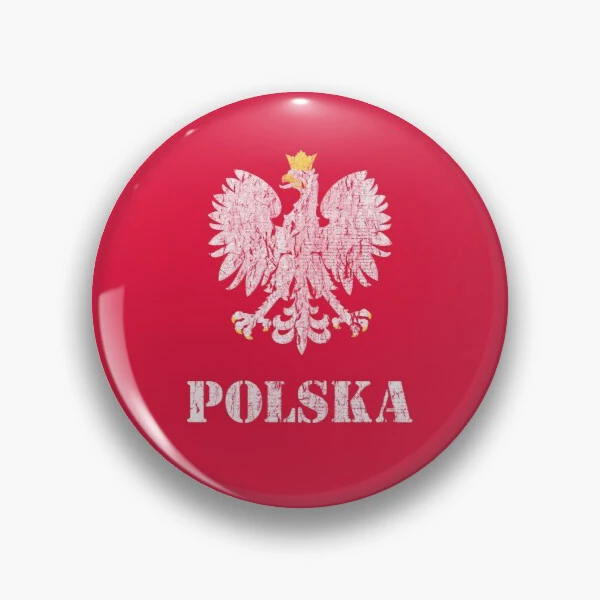 Poland cute pins Broches customized custom Gifts Collar Clothes Metal pins Badge Lapel