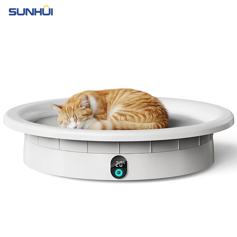 Smart 20-28 Thermostatic Classic Modern Luxury Fashion Cat Bed Cave Cooling Health Monitoring Weighing Scale Heating