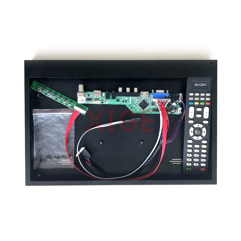 For LTN156AT29/LTN156AT30 Metal Case&Controller Board 1366*768 DIY Kit USB+AV+HDMI+VGA TV Analog Signal 15.6