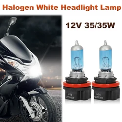 Honda pcpcpcnhx110 için 2008 - 2012 1/2 adet motosiklet HS5 far ampulü 12V 35/35W halojen beyaz Led far lambaları