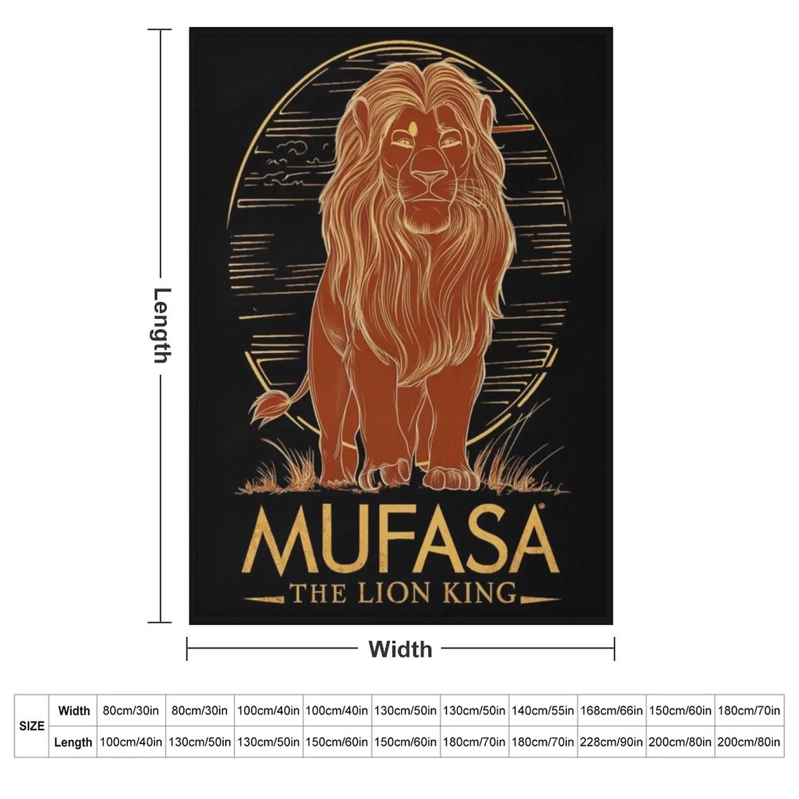 Mufasa 2024 Throw Blanket Luxury Throw Comforter Summer For Sofa Thin Blankets