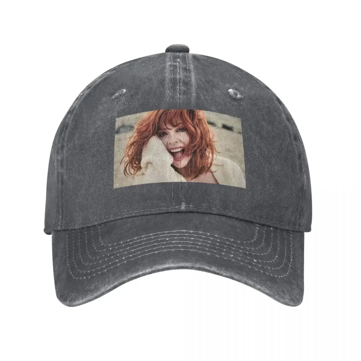 

Myléne Farmer at the beach Baseball Cap Golf Hat Man Military Tactical Cap Ball Cap Rave For Men Women's