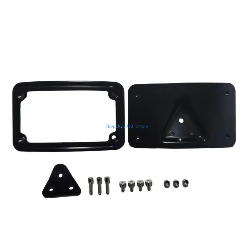 

T3LF Curved License Plate Mounting Bracket Support with Unique Design for Motorcycles