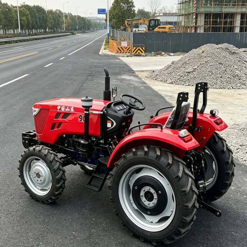 Customized High-Quality Four-Wheel Rotary Tiller, Hot-Selling Rotary Tilling & Seeding Cultivation Machinery