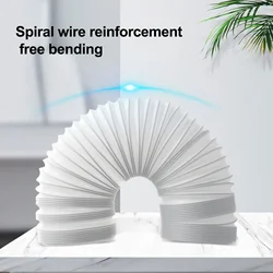 150/130MM Vent Hose Duct Outlet Flexible Mobile Air Conditioning Accessories Telescopic Heat Exhaust Pipe Thickened Exhaust Pipe