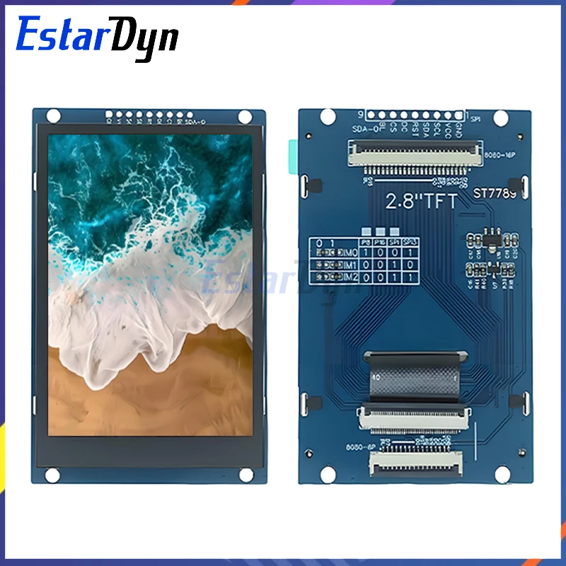 Estardyn 2,8 ST7789V TFT ЖК-дисплей 240x320 широкий обзор SPI/8/16-битный модуль параллельного интерфейса для Arduino Raspberry Pi DIY
