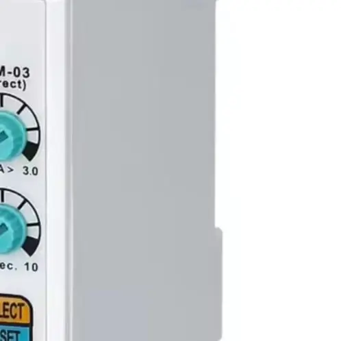 /Digital /Overload /Relay TRM-03 12 25 220V Adjustable Current Protection With Manual For Semi Auto For Reset For Motor Control