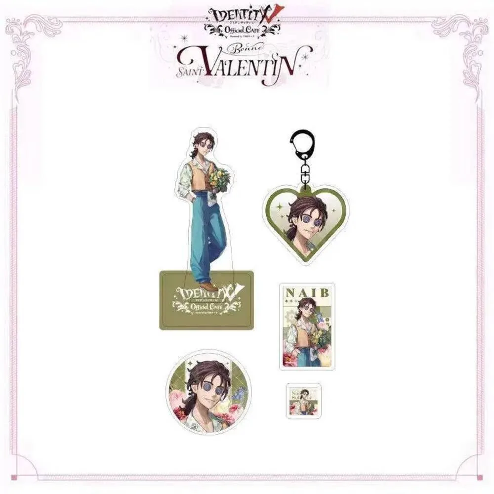 

5PCS Anime Identity V Naib Subedar Cosplay Acrylic Stand Transparent Card Pendant Badge Printmaking a Christmas Gifts Girls