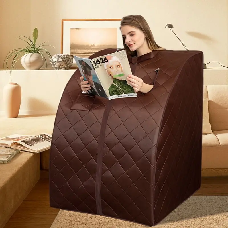 Foldable household far-infrared sweat steaming box, enlarged heating surface, fumigation sweat steaming warehouse,