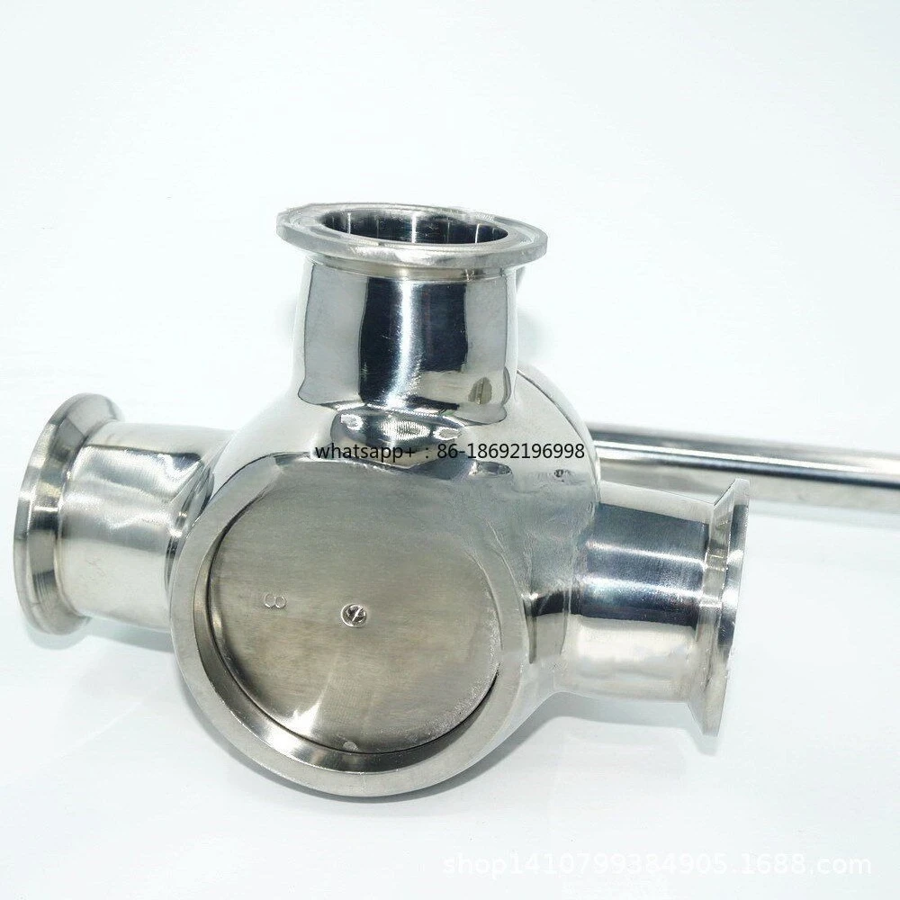 316 Stainless Steel 304 Inch Plug Valve Quick Release/welded Tee/straight Through Sanitary Ice Cream Plug Valve