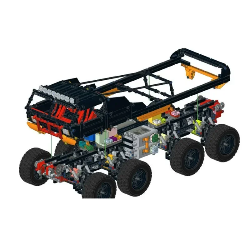 Bouwsteen MOC-2180 Hoge Moeilijkheidsgraad Splicing Speelgoed Model 8X8X8 Klimmen Off-Road Truck 1868Pcs Volwassen En Kinderen Speelgoed Cadeau