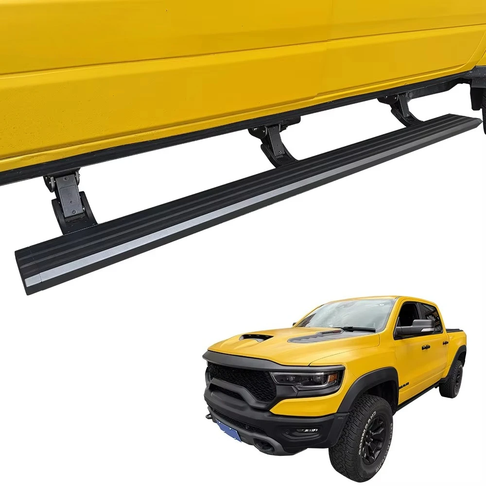 

2022 RAM 1500 & 2500 Electric Power Retractable Running Boards 4-Door Power Steps For RAM 1500 2014-2020