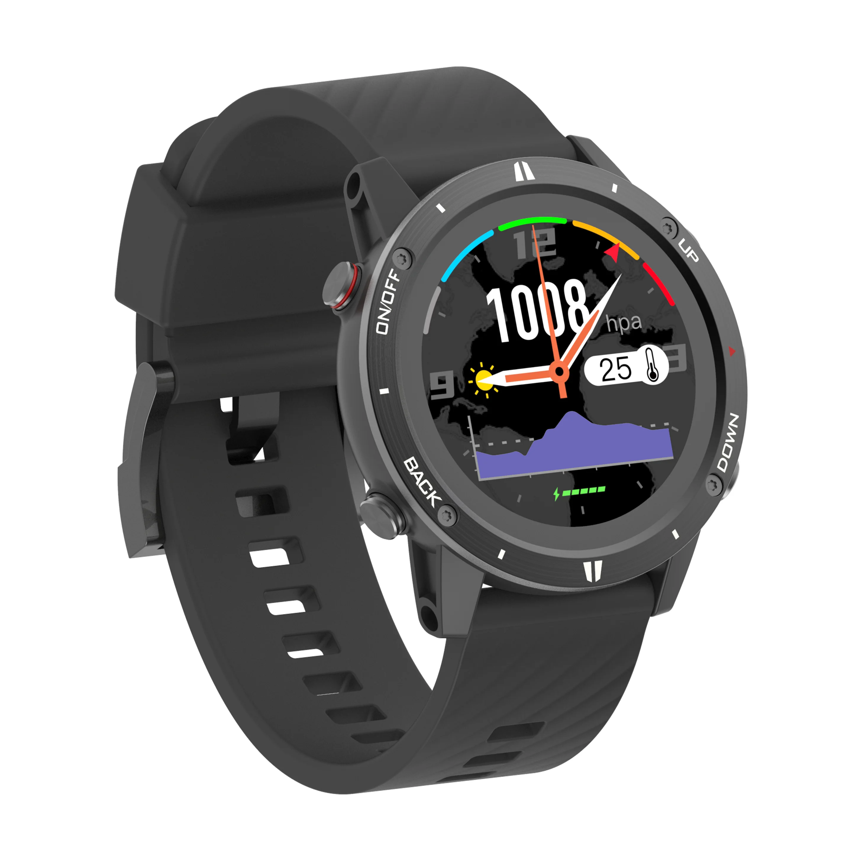 SUNROAD G5 2024 new sports watch relojes inteligentes devices sport 1.28 inch TFT fast charging smart watch for men outdoor use