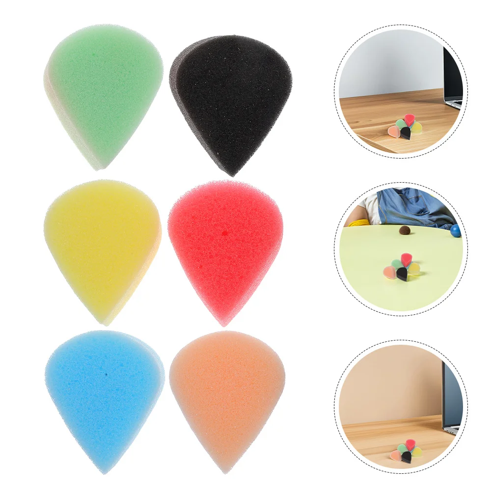 

30Pcs Childrens Makeup Sponges Teardrop Shaped Face Painting Tools High Absorbency Washable Sponges for Smooth Color Blend At