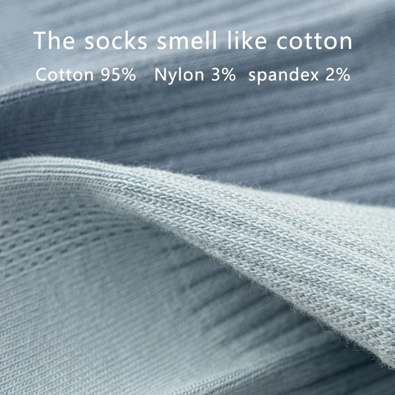 6คู่ผู้ชายถุงเท้าผ้าฝ้ายเข็มคู่ต้านเชื้อแบคทีเรียสีดําสบายๆธุรกิจBreathableคุณภาพสูงถุงเท้าชายSize39-45