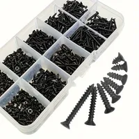 Black Phillips Self Tapping Screw Assortment Kit, Locking Screws And Wood Screws
