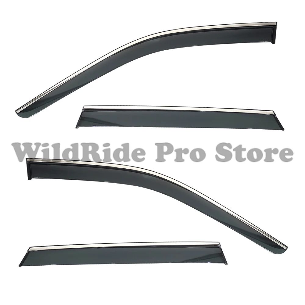

1 set Car Door Rain Guard Side Window Sun Visor Wind Deflector air Visors Weather Shield for 2027 HAVAL XIAOLONG MAX MAX PHEV Hi