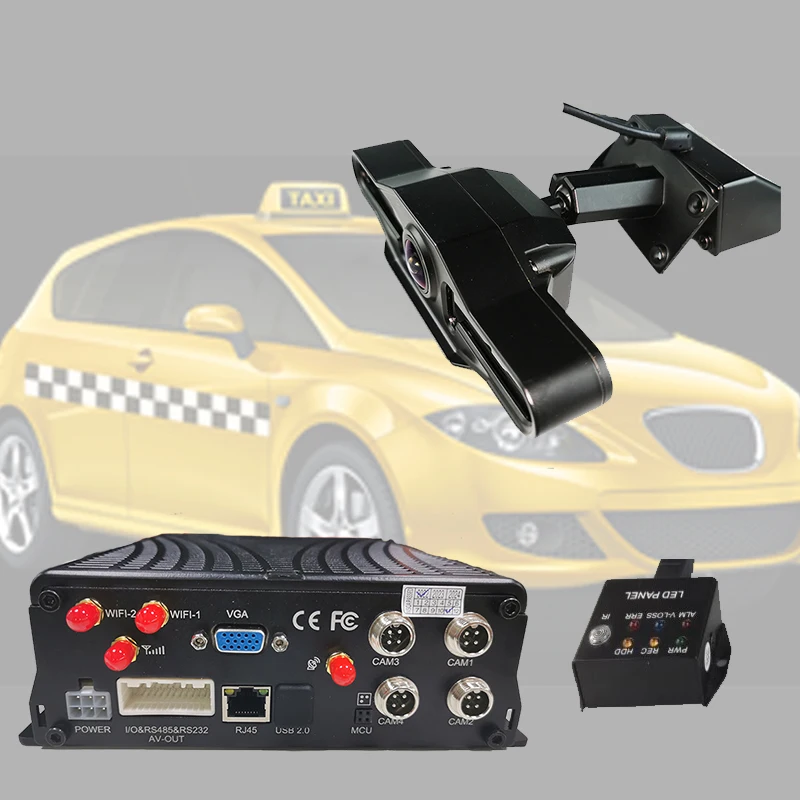5 Channel 1080p 4g Truck Back Taxi Camera Dvr Vehicle Security Systems