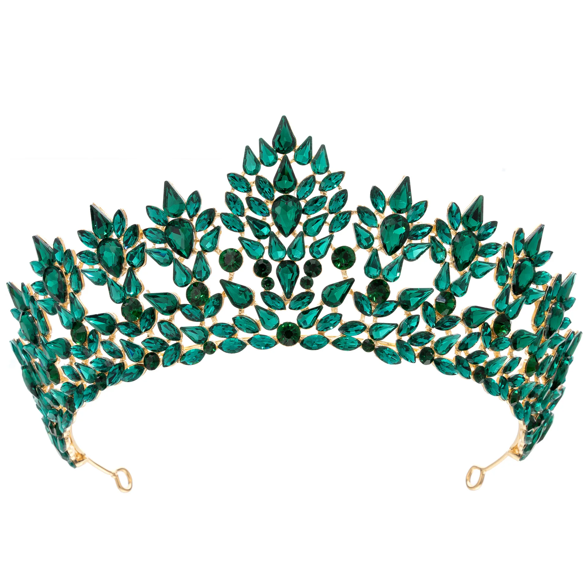 Couronnes de princesse reine pour femmes, diadème de mariée en cristal Baroque, coiffure de mariée, fête de bal, bijoux de cheveux