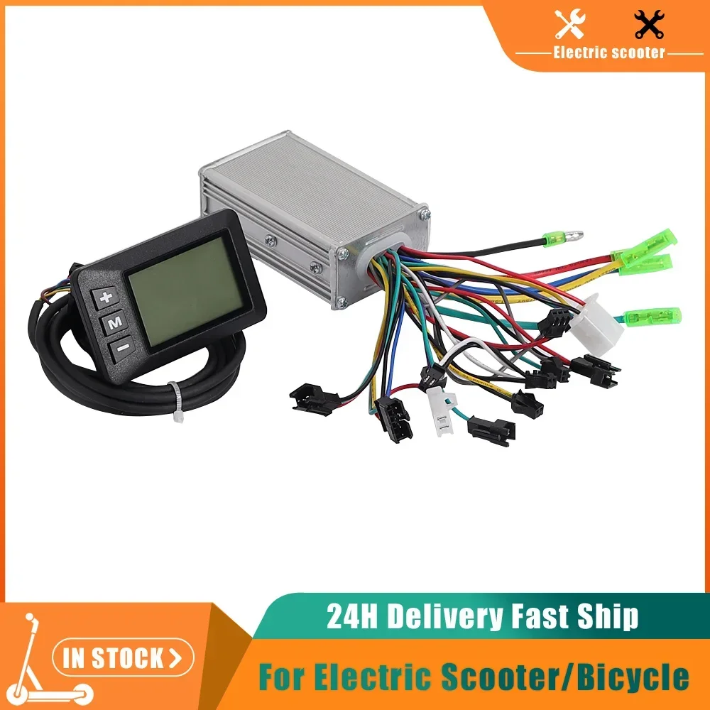 

E-bike 1000W Brushless Motor Intelligent Controller LCD Liquid Crystal Meter for Electric Scooter Bicycle Replacement Set S866