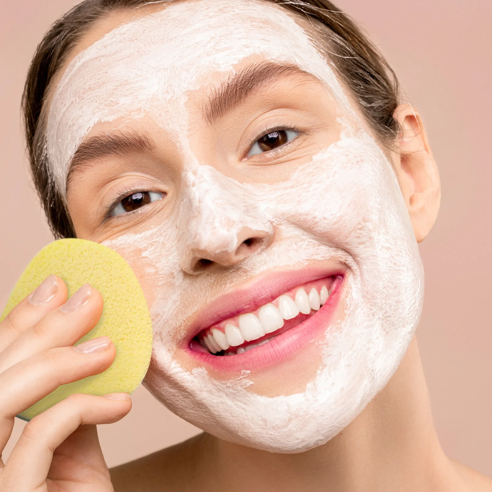 

120Pcs Facial Makeup Powder Puff Soft Cleansing Sponge for Daily Exfoliation and Face Washing Expanded in Water Convenient Use