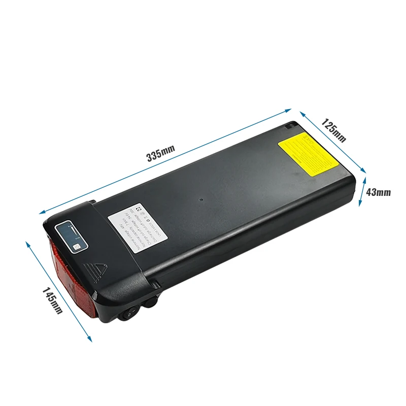 Rear Rack Ebike Battery 36V 8.8Ah 10.4Ah 14Ah 24V 10Ah 14Ah for Zündapp Green 4.7 Ezy Commuter E-bike Battery