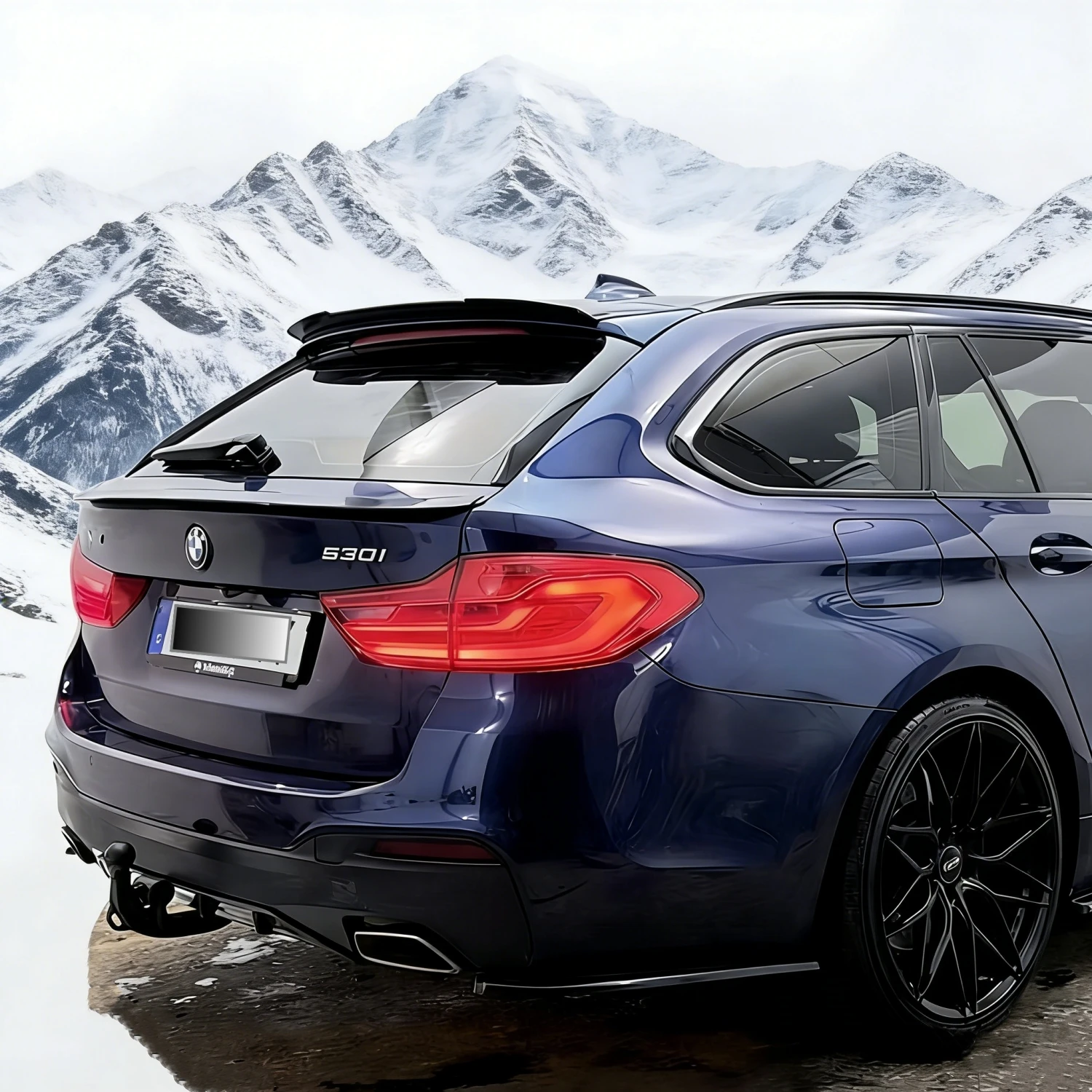 

Спойлеры-крылья Maxton Style глянцевого черного цвета для заднего багажника BMW G31 5 Series Touring 520d 530i 530d 540i M550i 2017-2023