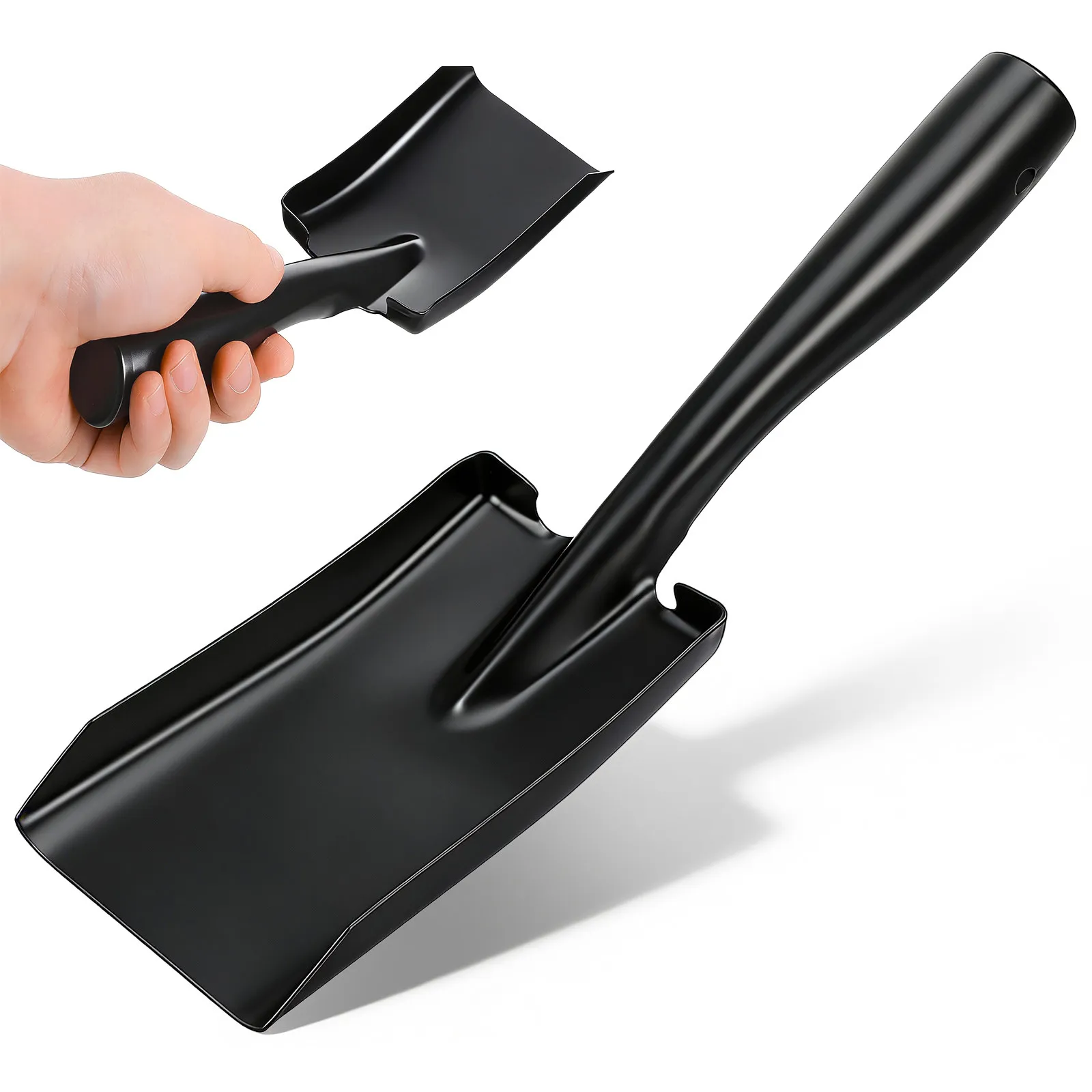 Outdoor Gardening Beach Tool Shovel Manganese Steel Fireplace Ash Shovel Scoop Small Gardening Shovel Farm Beach Shovel Gadget