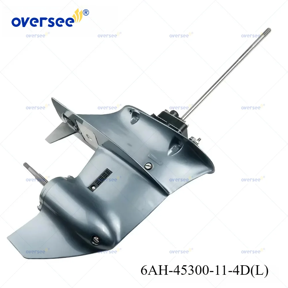 Oversee 6AH-45300-10-4D Lower Casing Assy L For Yamaha Outboard Motor 2T 15HP 20HP 6AH-45300-11 Parsun F15A 20A F20-04000000L