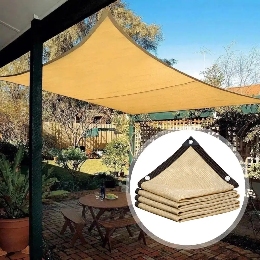 Swimming Pool Sunshade Net Outdoor Shade Cover Durable Shade Net for Greenhouse Tear-resistant Easy Installation Protects Plants