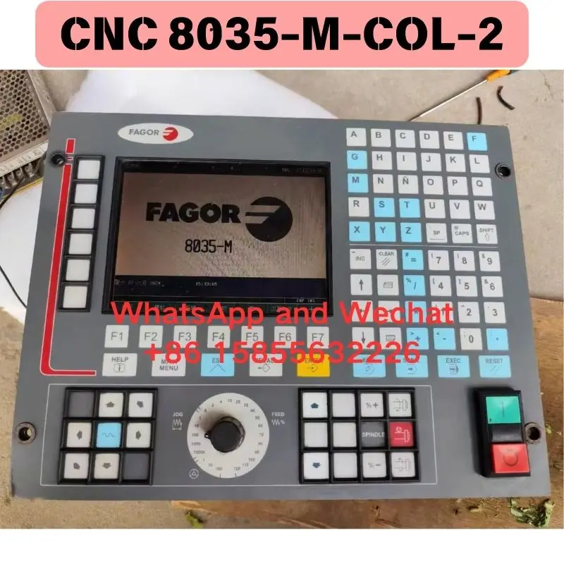 Used CNC 8035-M-COL-2 Numerical Control System Functional test OK