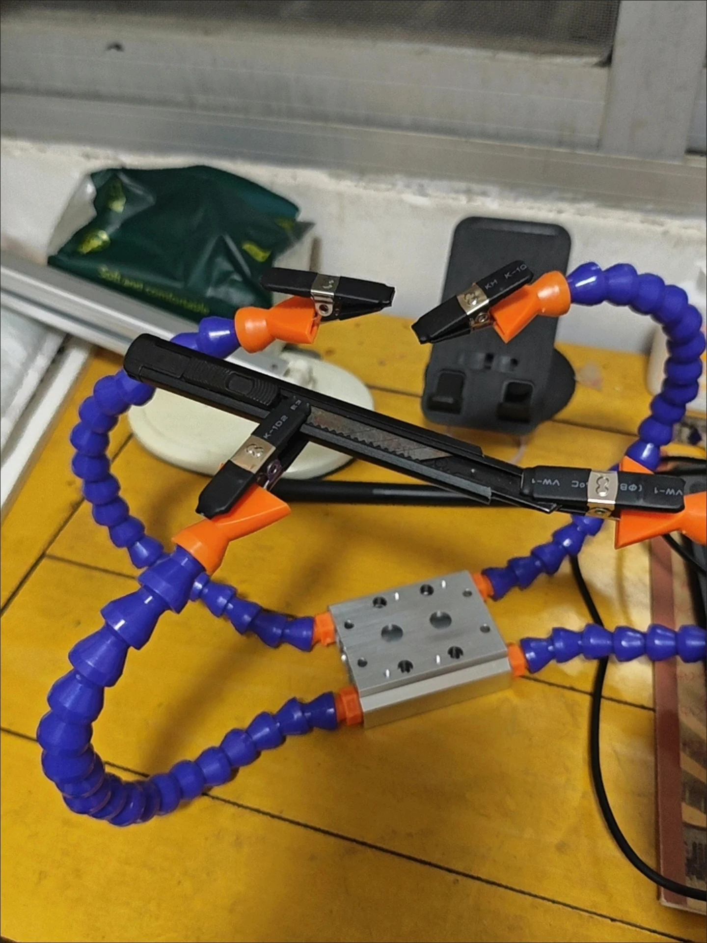 Suitable for multifunctional welding, electroplating, fixing bracket, maintenance circuit auxiliary fixture