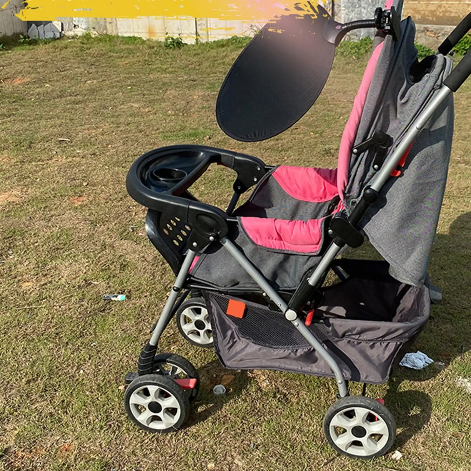 

Car Seat Shade Universal Round Portable Car Seat Canopy Replacement Cover For Summer Outdoor Yard Garden Park Beach Walking
