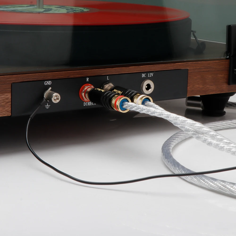 Preffair wysokiej jakości ODIN Tonarm kabel Audiophile Sliver 5 Pin DIN na RCA Phono kabel LP gramofony drut Signla kabel