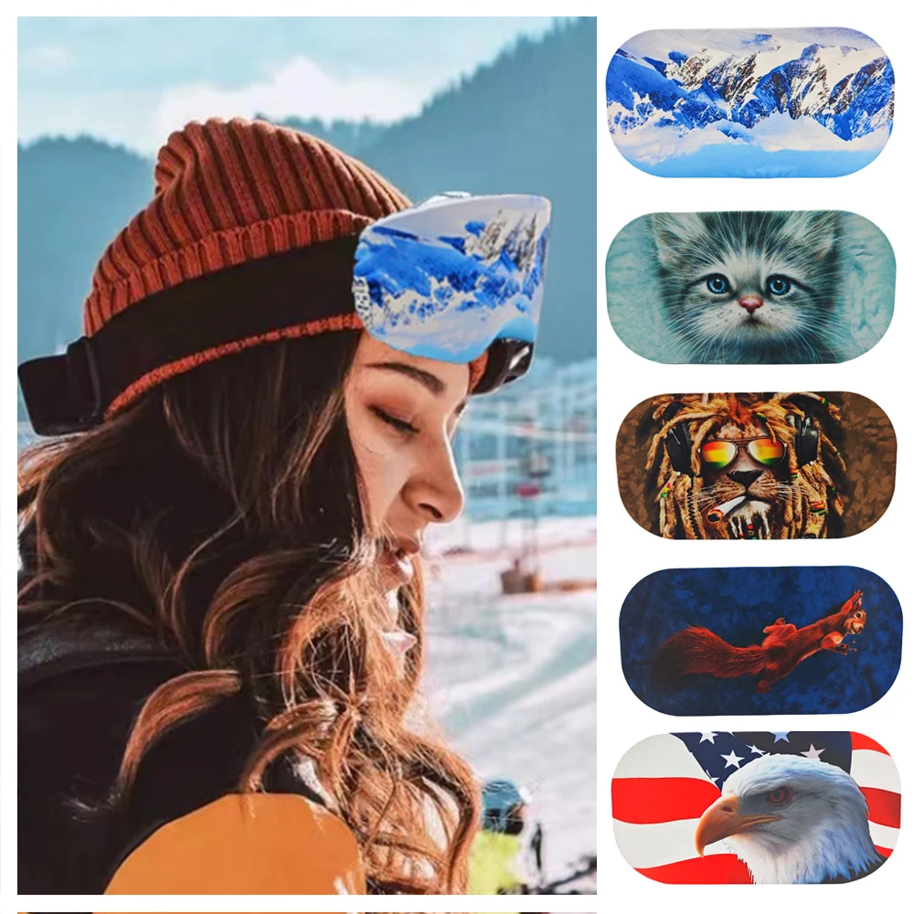 Ski Goggle Cover Protective Goggle Cover Elastic Goggle Personalized Eyeglass Cover Glasses Cloth Easy To Carry Wipe Glasses