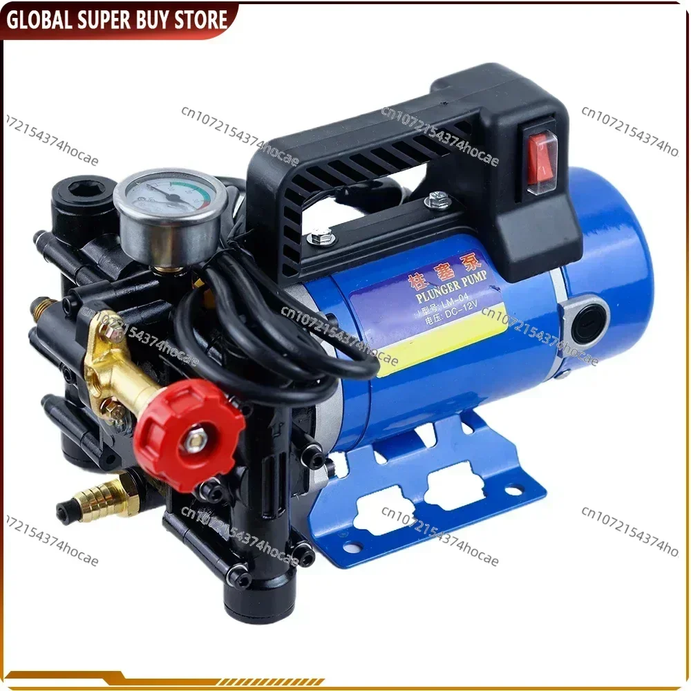 

Agricultural Electric High Pressure Pump 12V/48V/220V Double Cylinder Piston Pump Spraying Watering Car Wash Pesticide Sprayer