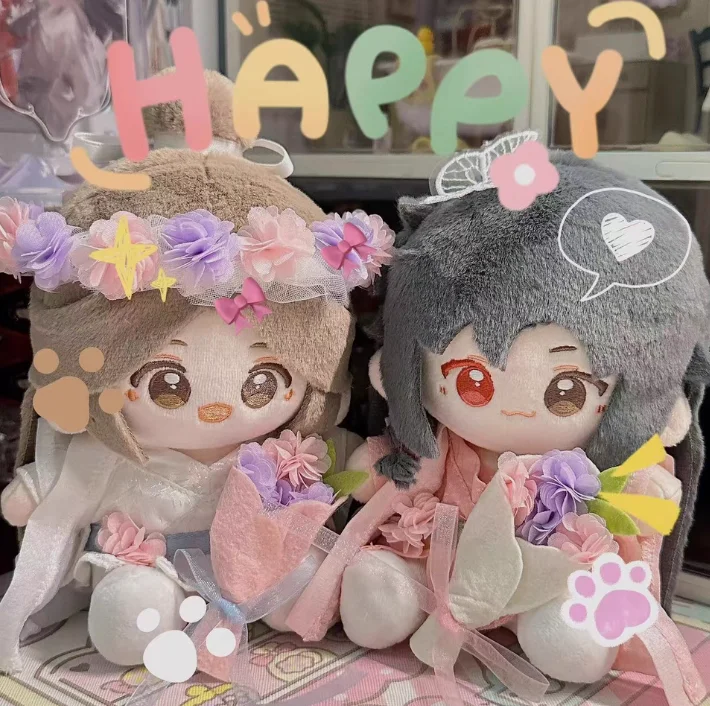 

Heaven Official'S Blessing Tian Guan Ci Fu Tgcf Plush Doll Stuffed Toy Plushies Splendid Flowers Xie Lian Hua Cheng Figure Toy