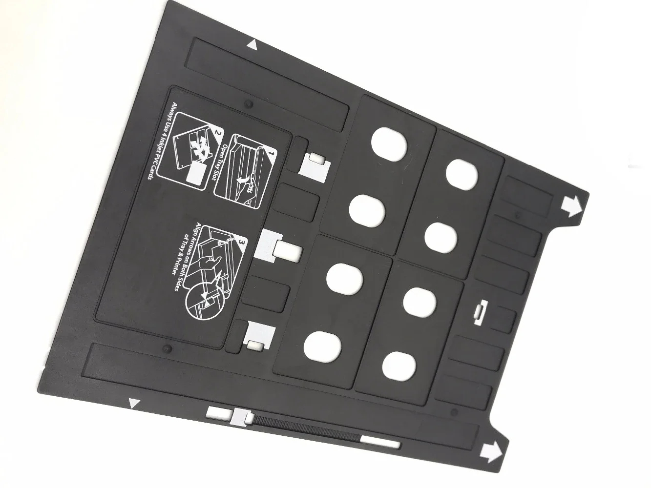 PVC ID Card Plastic Inkjet Printer Tray for Epson 1400 1410 1430 1430W 1500W R800 R1800 R1900 R2000 R2880 R3000 P400 P600Printer