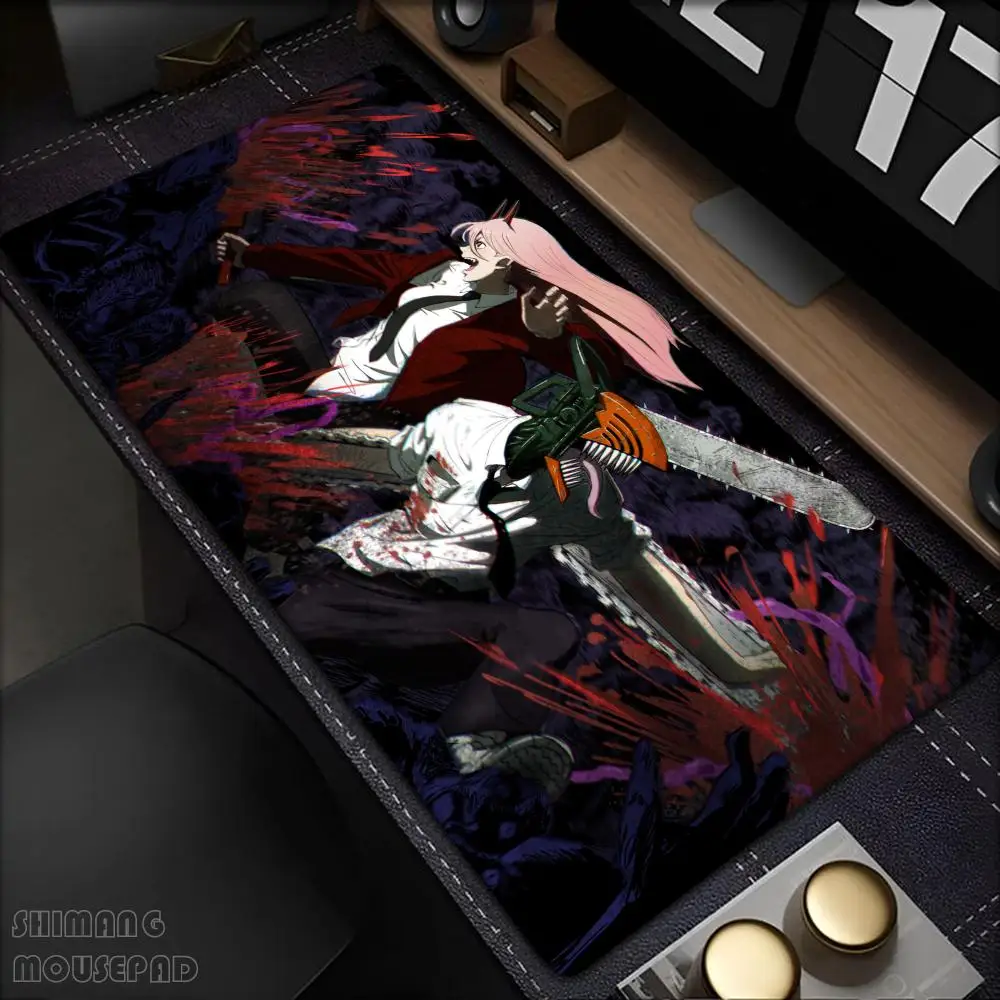 

Anime Chainsaw Man Mouse Pad Newest Large Table Computer Desk Mat Accessories Gaming Keyboard Pads for PC Gamer Mats Playmat Big