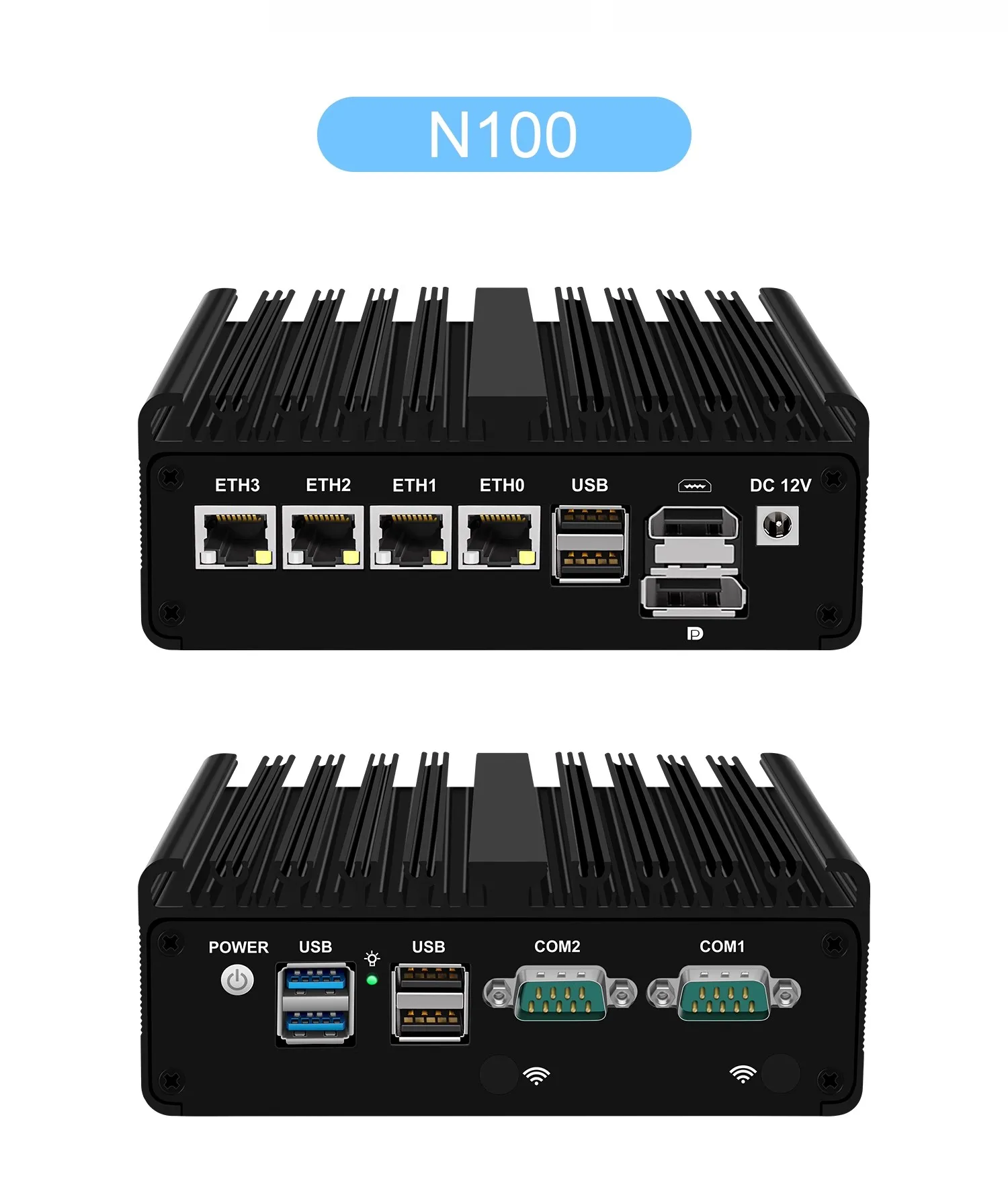 Newest Intel N150 N100 Firewall Soft Router N6000 J6412 Mini Pokect Computer 4x2.5G i226 LAN Fanless Mini PC pfSense PVE ESXi