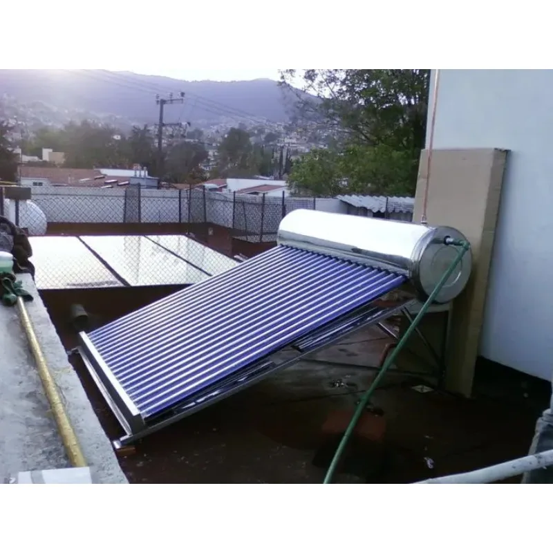 24 سخان مياه ساخن يعمل بالطاقة الشمسية بأنبوب مفرغ حوالي 215 لتر أو قابل للتخصيص وغير ضغط