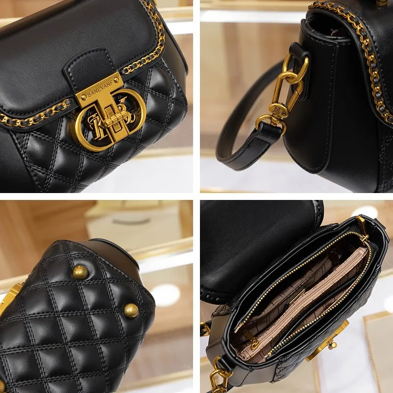 Torebka damska 2024 nowa wiosna/lato markowa prawdziwa skórzana torba Lingge designerska torba Crossbody wysokiej klasy