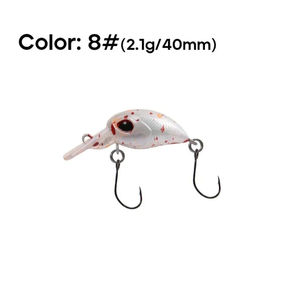 

2025 40 мм 2,1 г медленно тонущая рыболовная приманка с 3D глазами воблер наживка для окуня VIB Minnow Minnow приманка рыболовные снасти