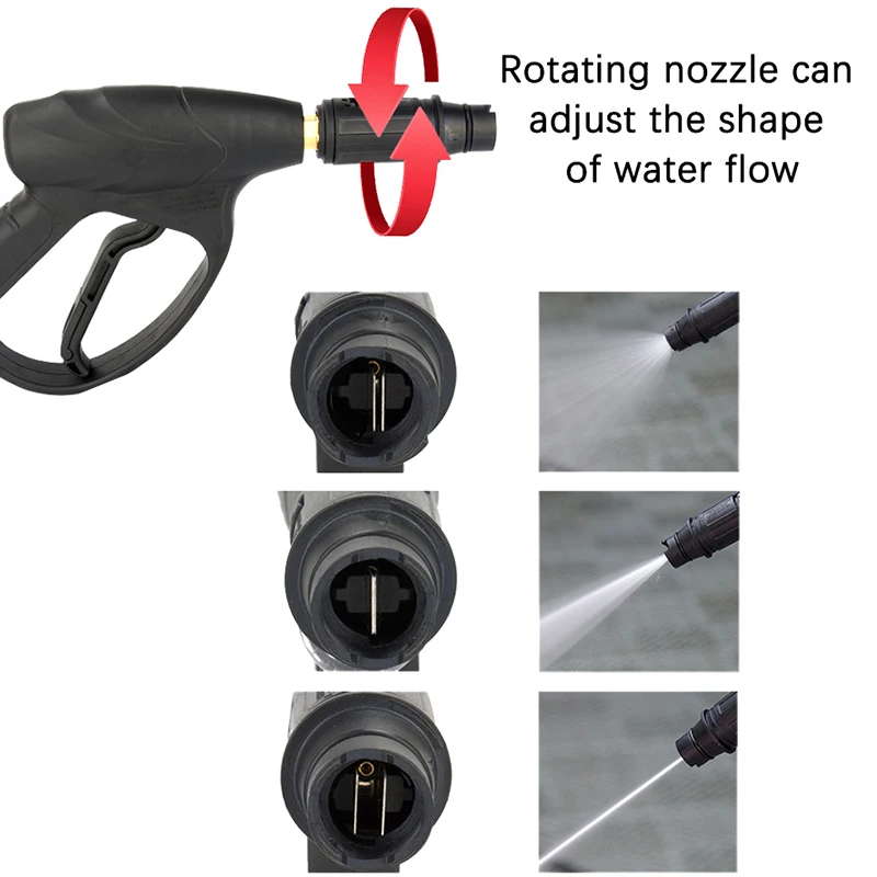 Angle Adjustable High Pressure Washer Nozzle Sprayer With M14*1.5 1/4