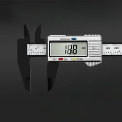 2023 nuovo calibro digitale elettronico da 150mm quadrante in fibra di carbonio calibro a corsoio micrometro strumento di misurazione righello digitale